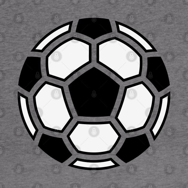 Soccer Mosaic (Ball / Logo / Symbol / Pictogram / Icon / 2C) by MrFaulbaum